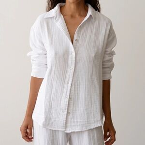 Donni Bubble Shirt in Powder